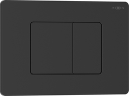 Mexen Tex 05 бутон за изплакване неръждаема стомана, черен матов - 6105-02