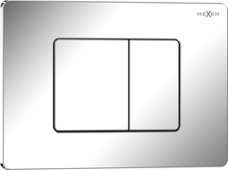 Mexen Tex 05 бутон за промиване от неръждаема стомана, лъскав хром - 6105-03