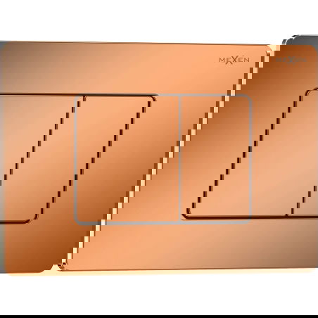 Mexen Tex 05 бутон за промиване неръждаема стомана, блестящо розово злато - 6105-09
