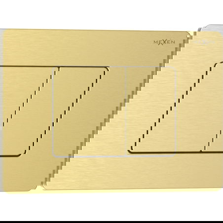 Mexen Tex 05 бутон за промиване неръждаема стомана, златен матиран - 6105-11