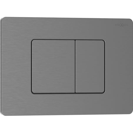 Mexen Tex 05 бутон за промиване неръждаема стомана, четкано оръжие сиво - 6105-12