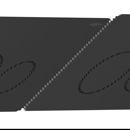 Mexen Tex 06 бутон за изплакване от неръждаема стомана, черен мат - 6106-02