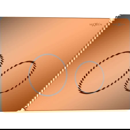 Mexen Tex 06 бутон за измиване от неръждаема стомана, розово злато гланц - 6106-09