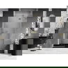 Mexen Lunar L отваряща се душ кабина с дясна врата 95 cm, прозрачна, златна - 834L-095-000-50-00-P