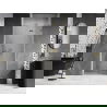 Mexen Lunar L отваряща се душ кабина с дясна врата 95 cm, прозрачна, златна - 834L-095-000-50-00-P