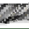 Mexen Lunar L отваряща се душ врата дясна 120 см, прозрачна, златна - 834L-120-000-50-00-P