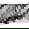 Mexen Lunar L врати за душ кабина дясно 130 cm, прозрачно, златно - 834L-130-000-50-00-P