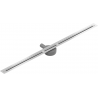 Mexen Flat 360° Super Slim линейно оттичане ротационно 110 см, инокс - 1051110