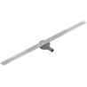 Mexen Flat 360° Super Slim линейно оттичане ротационно 110 см, инокс - 1051110
