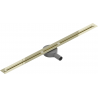 Mexen Flat 360° Super Slim линейно въртящо оттичане 100 см, златно - 1551100