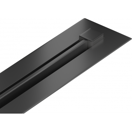 Mexen Flat 360° Super Slim линейна решетка с въртяща се оттична тръба 80 см, черна - 1751080