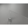 Mexen Lunar-F сгъваеми душ врати, десни 85 см, прозрачен, хром - 836-085-000-01-00-P