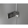 Mexen Lunar-F сгъваеми душ врати, десни 85 см, прозрачен, хром - 836-085-000-01-00-P