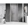 Mexen Lunar-F сгъваеми душ врати, десни 85 см, прозрачен, хром - 836-085-000-01-00-P
