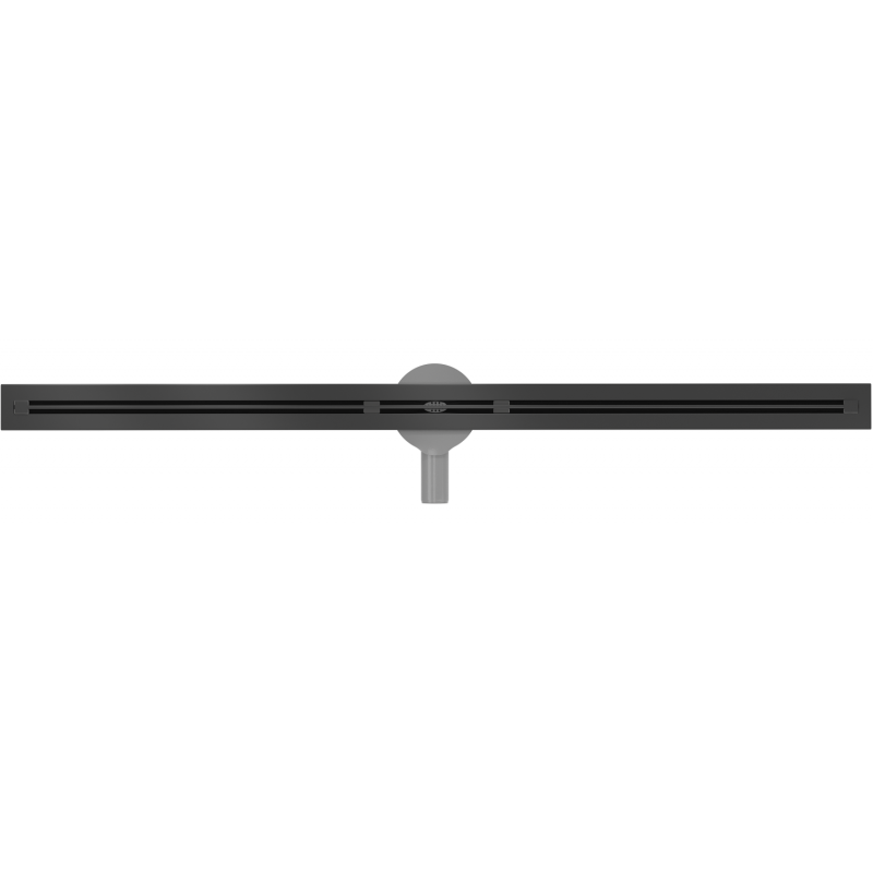 Mexen Flat 360° Slim Плосък 360° Супер Тънък въртящ се линеен отвод 130 см, черен