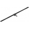 Mexen Flat 360° Super Slim линейна отпадъчна система с въртяща се основа 180 см, черен - 1751180
