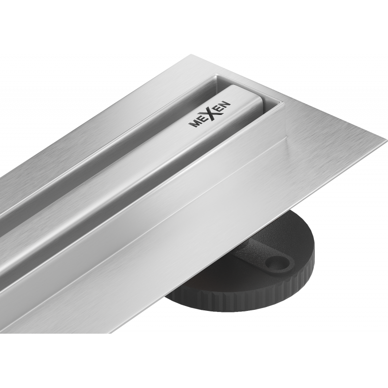 Mexen Flat 360° Slim линеен въртящ се дренаж 150 см, инокс - 1041150