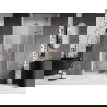 Mexen Lunar-F сгъваеми душ врати дясни 80 cm, прозрачни, четкана мед - 836-080-000-65-00-P