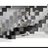 Mexen Lunar L десни люкове врати, прозрачни, златисто матови - 834L-140-000-55-00-P