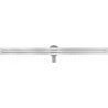 Mexen Flat 360° Slim линеен въртящ се отвод 200 см, инокс - 1041200