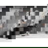 Mexen Lunar L врата за душ кабина, отварящи се надясно 90 cm, прозрачни, розово злато - 834L-090-000-60-00-P