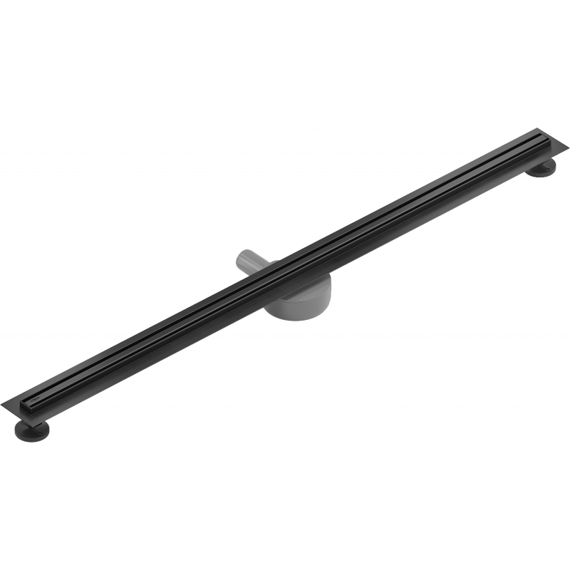 Mexen Flat 360° Slim линеен въртящ се отток 130 см, черен - 1741130