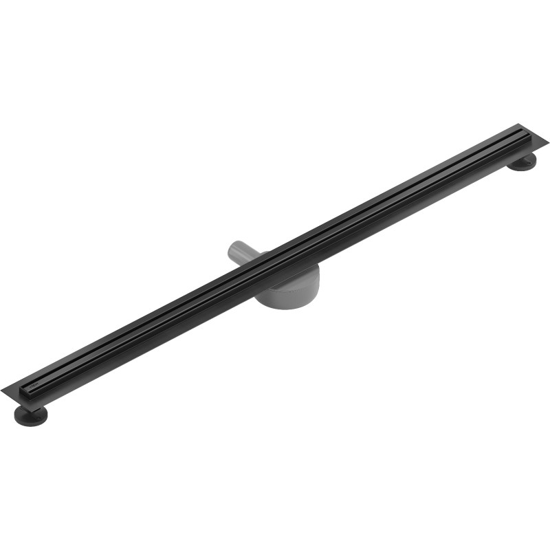 Mexen Flat 360° Slim вградена лінейна канализация 160 см, черен - 1741160