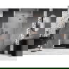 Mexen Lunar L десни отваряеми душ врати 95 см, прозрачни, матирана мед - 834L-095-000-65-00-P