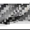 Mexen Lunar L десни врати за душ кабина 80 см, прозрачни, четка Gun Gray - 834L-080-000-66-00-P