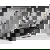 Mexen Lunar L десни отварящи се душ врати 130 см, прозрачни, четка gun gray - 834L-130-000-66-00-P