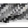 Mexen Lunar L дясно въртящи се душ врати 80 см, прозрачни, gun metal - 834L-080-000-95-00-P