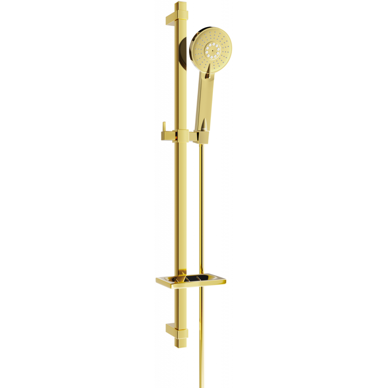 Mexen DQ40 плъзгащ се комплект за душ, златен - 785404581-50