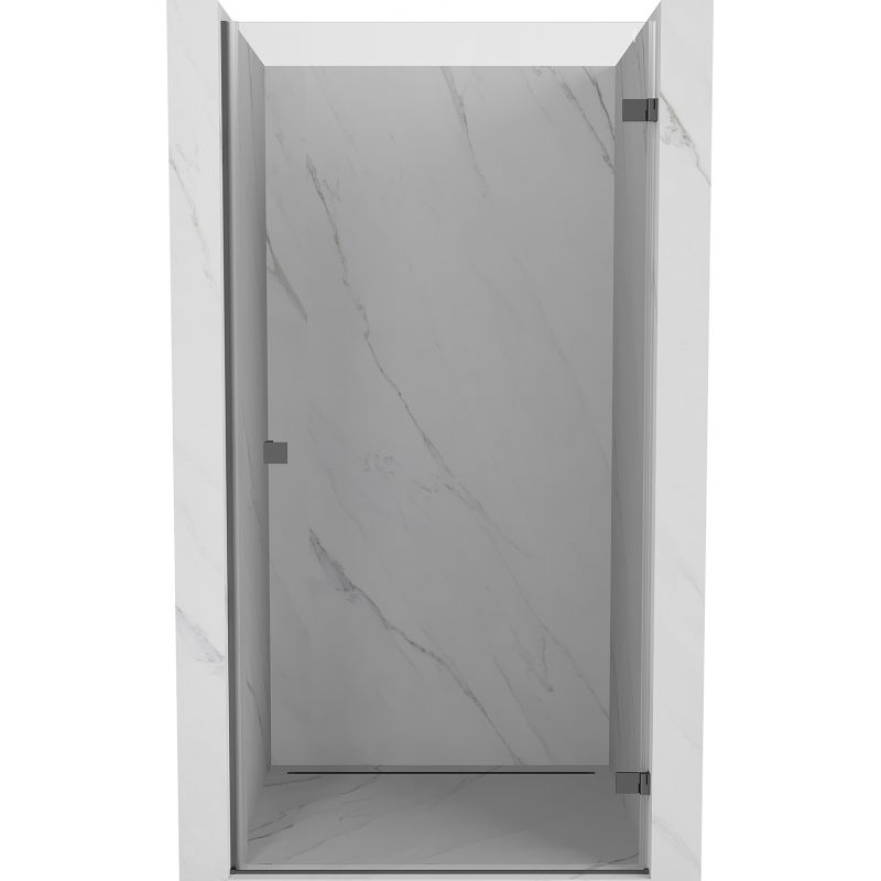 Mexen Lunar-B душ врати отварящи се на дясно 75 cm, прозрачни, gun metal - 832-075-000-95-00-P