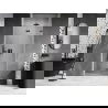 Mexen Lunar-F сгъваеми душ кабина врати десни 75 см, прозрачни, gun metal - 836-075-000-95-00-P