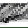 Mexen Lunar-F сгъваеми душ врати дясно 85 см, прозрачно, gun metal - 836-085-000-95-00-P
