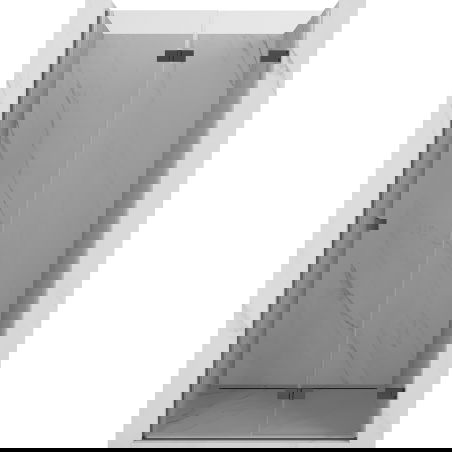 Mexen Lunar-F сгъваеми душ врати десни 95 см, прозрачни, Gun metal - 836-095-000-95-00-P