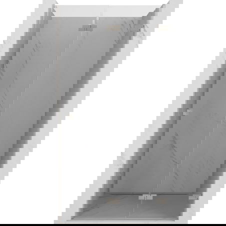 Mexen Lunar-F сгъваеми душ врати десни 60 см, прозрачно, четкан никел - 836-060-000-97-00-P