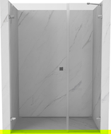 Mexen Lunar-B лява отваряща се душ врата 120 см, прозрачна, хром - 832S-120-050-01-00-L