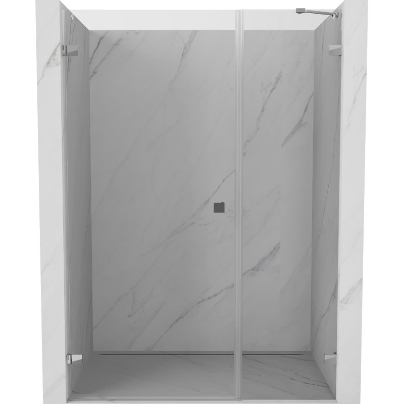 Mexen Lunar-B лява врата за душ 150 см, прозрачна, хром - 832S-150-050-01-00-L