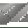 Mexen Lunar-B ляв накланящ се душ 150 см, прозрачен, бяло - 832S-150-050-20-00-L