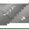 Mexen Lunar-B ляв накланящ се душ 150 см, прозрачен, бяло - 832S-150-050-20-00-L