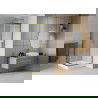 Квадратна душ кабина Mexen Rio 80 x 80 см, прозрачна, златна + поддушово корито Rio, бяло - 860-080-080-50-00-4510