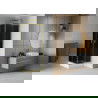 Mexen Rio душ кабина квадратна 80 x 80 см, графит, златна + под душ Rio, бял - 860-080-080-50-40-4510