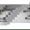 Mexen Rio душ кабина квадратна 80 x 80 см, ленти, черна + поддушник Rio, бял - 860-080-080-70-20-4510