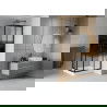 Mexen Rio душ кабина квадратна 80 x 80 см, ленти, черна + поддушник Rio, бял - 860-080-080-70-20-4510