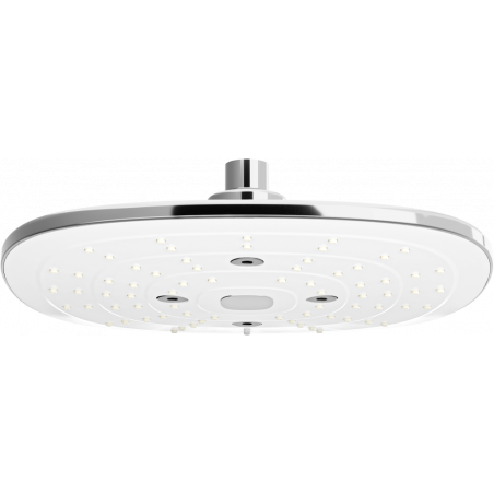 Mexen D-17 душ пита 24x24 см, хром/бяла - 79717-02