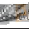 Mexen Rio душ кабина квадратна 80 x 80 см, матирано стъкло, черно + поддон Rio, бял - 860-080-080-70-30-4510