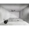 Mexen Lunar-F сгъваема душ врата дясна 115 см, прозрачна, хром - 836S-115-050-01-00-P