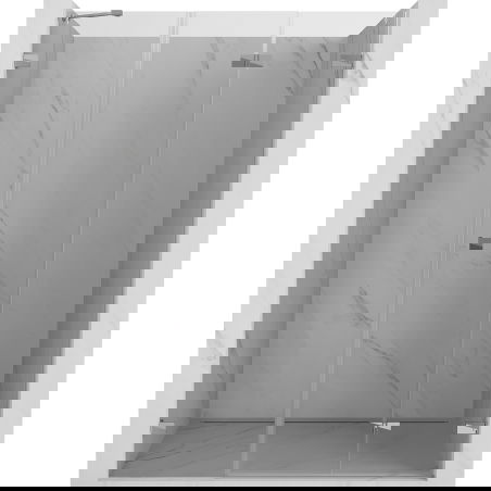 Mexen Lunar-F сгъваеми душ врати дясно 130 см, прозрачни, хром - 836S-130-050-01-00-P