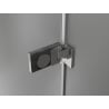 Mexen Lunar-F сгъваеми душ врати десни 145 см, прозрачни, хром - 836S-145-050-01-00-P